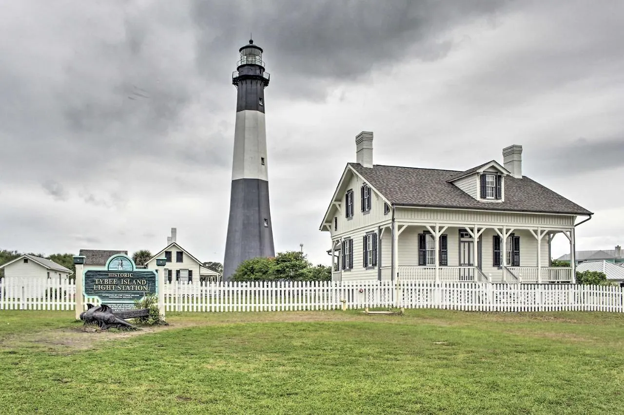 Ideally Located Luxe House On * Tybee Island