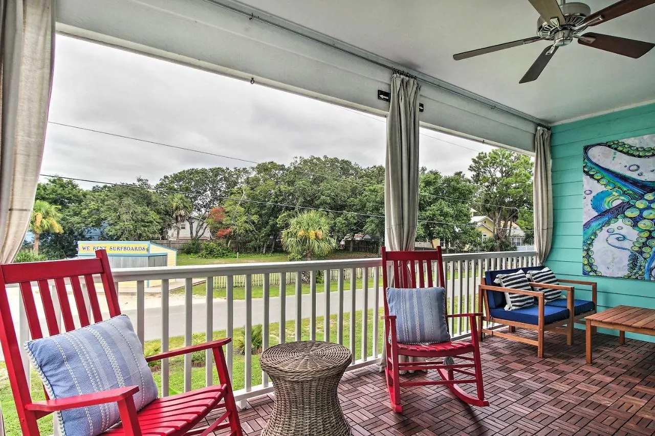 Bright Townhome - Walk To The Beach! * Tybee Island
