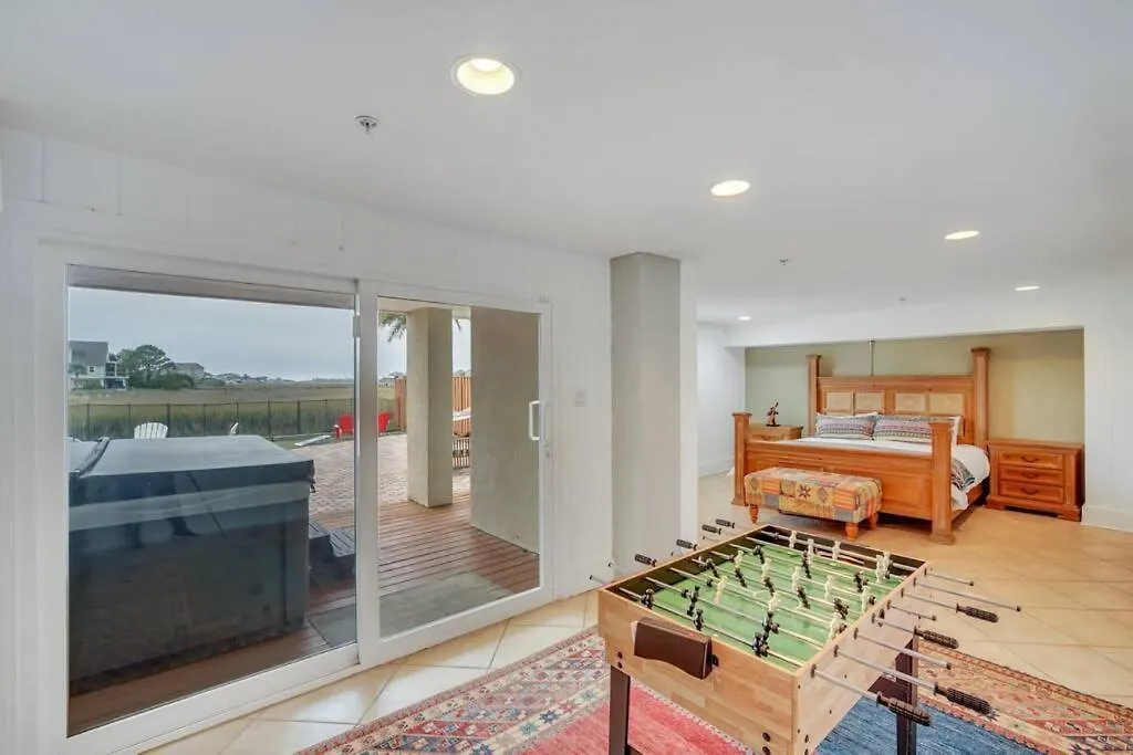 Unique 5 Bdr On The Marsh! Hot Tub Amazing Su Apartment *