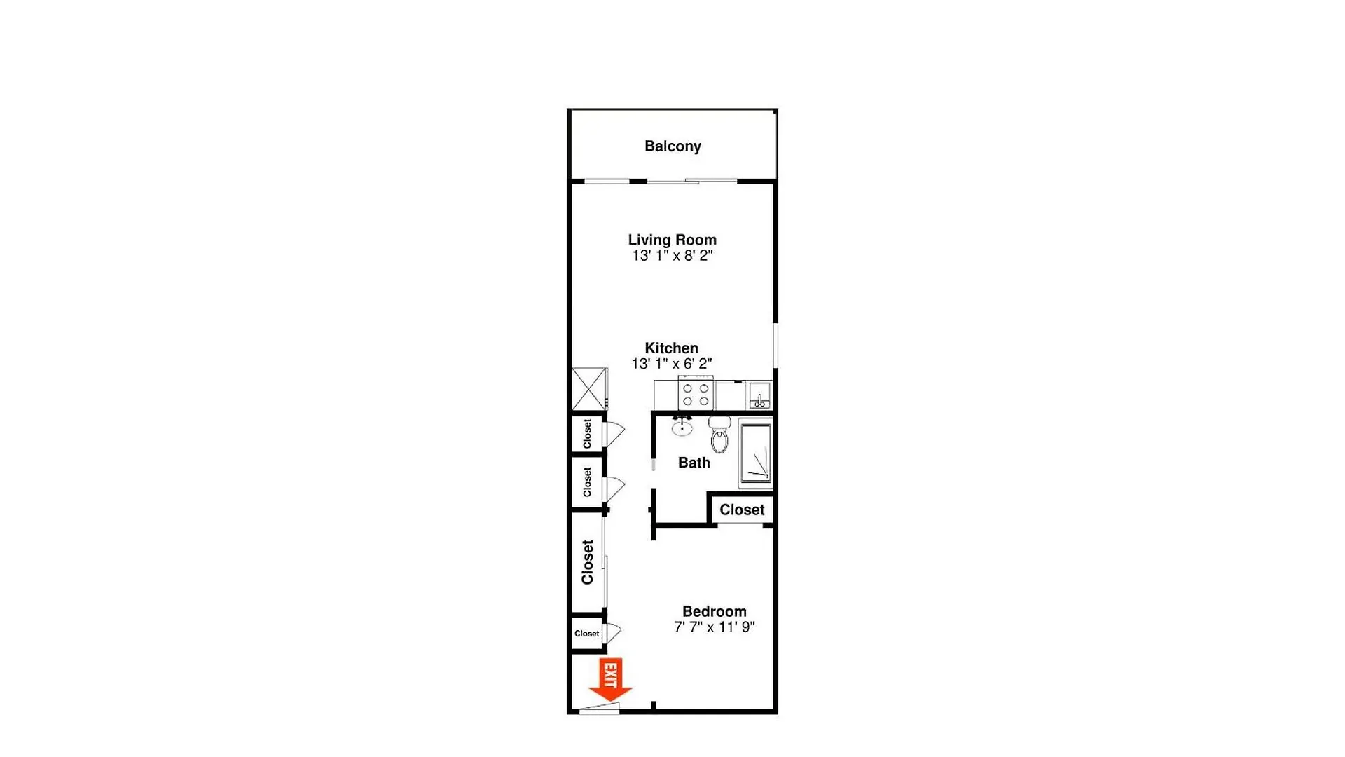 Racquet A221 Apartment *