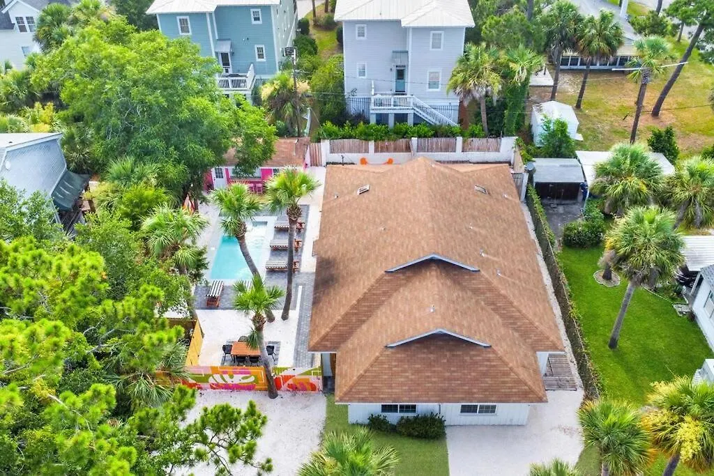Apartment Salt Gypsy Unit B Style Outdoor Space Wpool Tybee Island