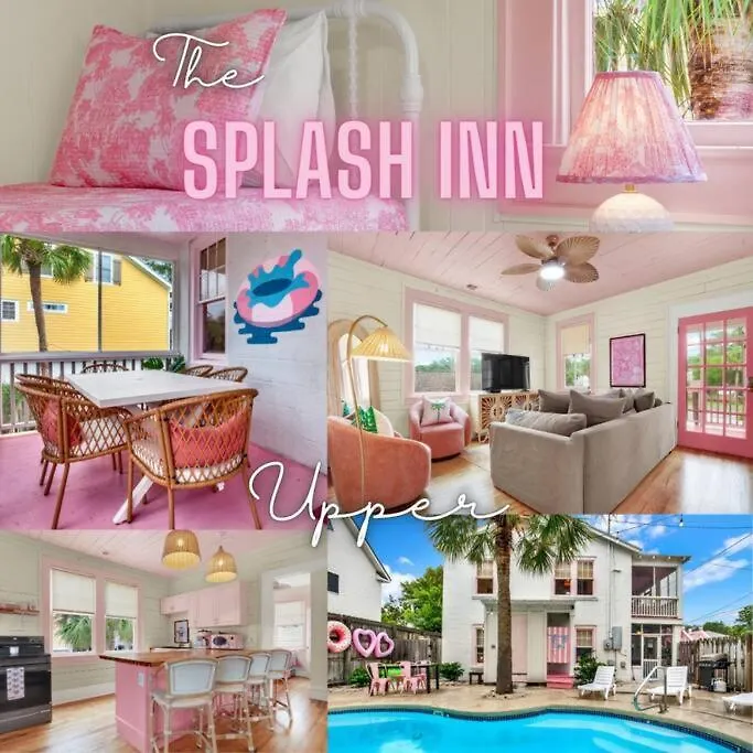 Splash Upper Unit Heated Pool, Walk To Apartment
